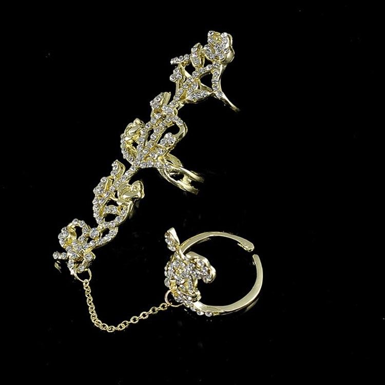 Anel Ajustável Exquisite Rose Diamante