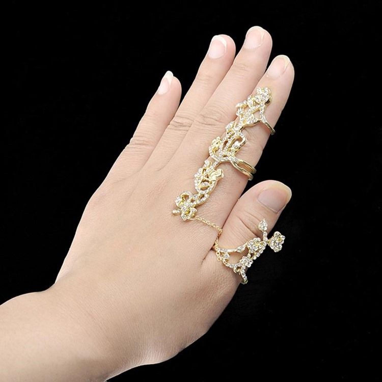 Anel Ajustável Exquisite Rose Diamante