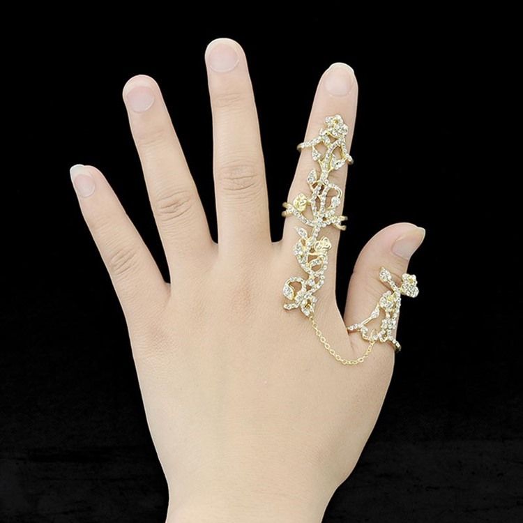 Anel Ajustável Exquisite Rose Diamante