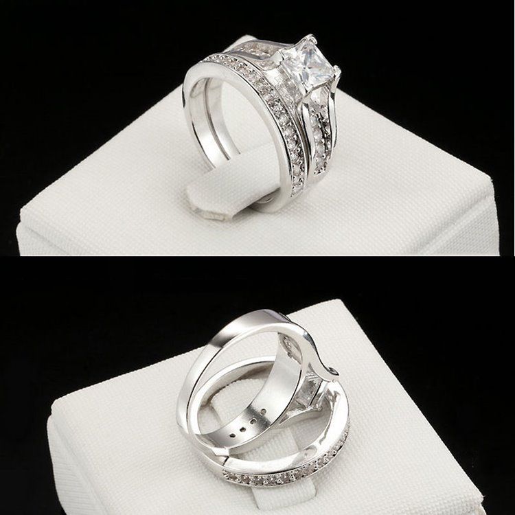 Hot Hearts And Arrows Conjunto Nupcial De Duas Camadas Para Mulheres