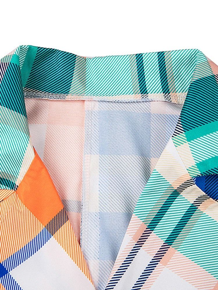 Casaco Feminino Com Lapela Entalhada De Peito Duplo Longo Slim