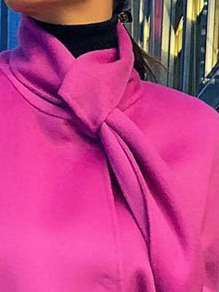 Casaco Longo Solto Feminino De Manga Comprida