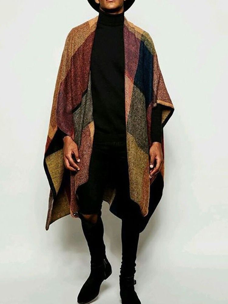 Casaco Masculino Longo Liso Solto Longo