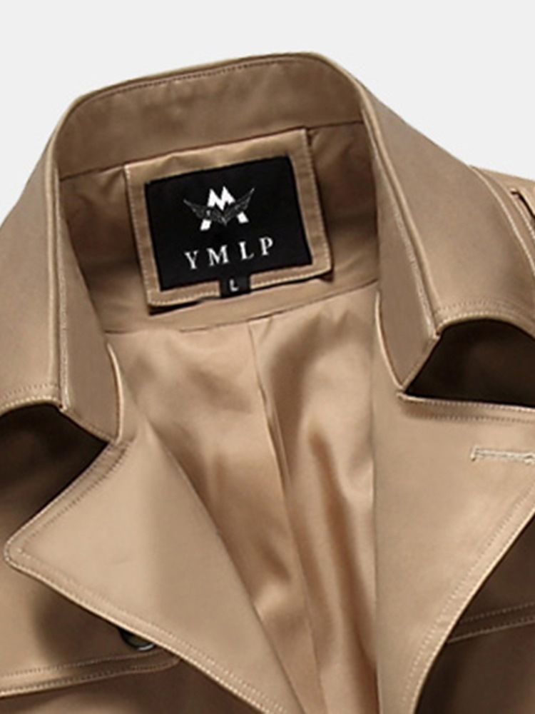 Casacos De Malha Simples De Lapela Simples Com Peito Casual Masculino