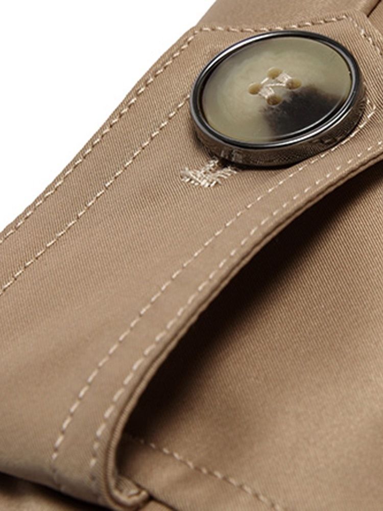 Casacos De Malha Simples De Lapela Simples Com Peito Casual Masculino