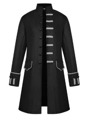 Trajes Masculinos De Manga Comprida De Período Liso Vintage