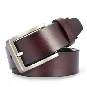 Cinto Casual Masculino Com Fivela De Couro