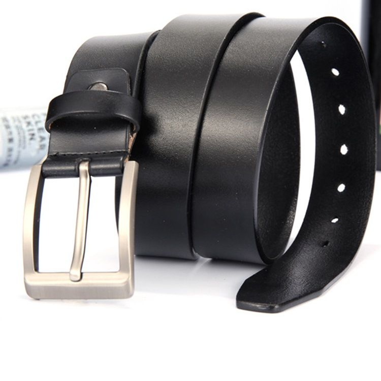 Cinto Casual Masculino Com Fivela De Couro