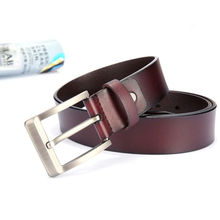 Cinto Casual Masculino Com Fivela De Couro
