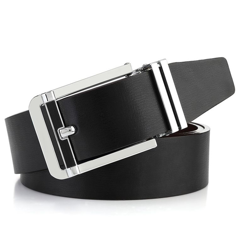 Cinto De Couro Com Fivela De Pino De Combinação Masculino