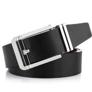Cinto De Couro Com Fivela De Pino De Combinação Masculino