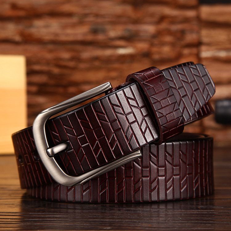Cinto De Couro De Design Para Homens