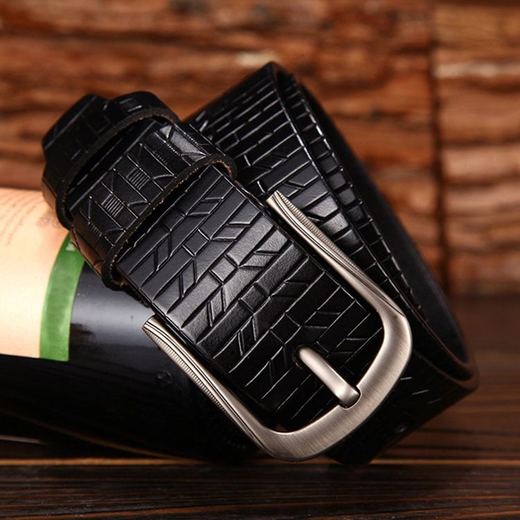 Cinto De Couro De Design Para Homens
