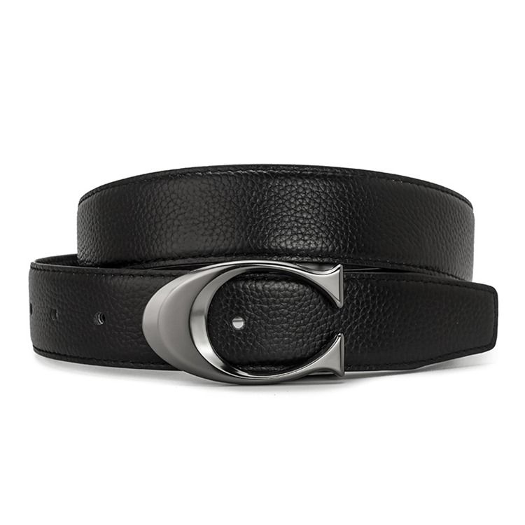 Cinto De Couro De Dupla Face Superior Masculino
