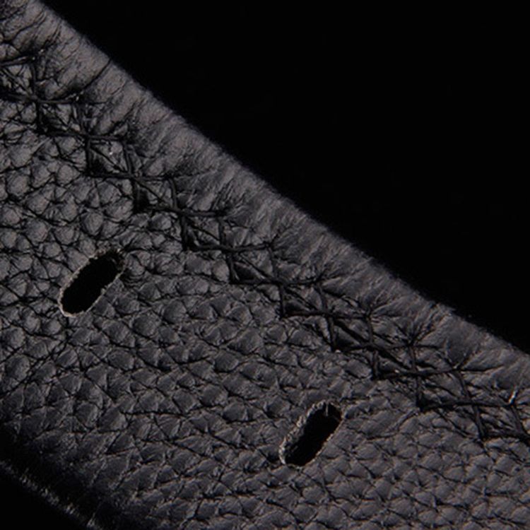 Cinto De Couro Masculino Com Fivela De Couro Superior