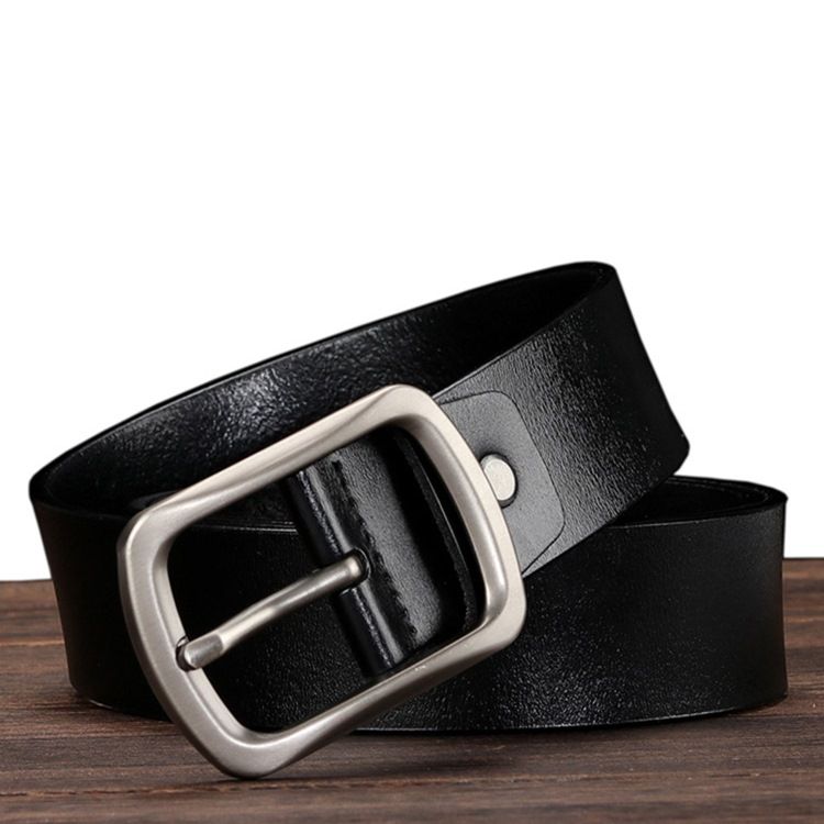 Cinto De Couro De Topo Para Homem