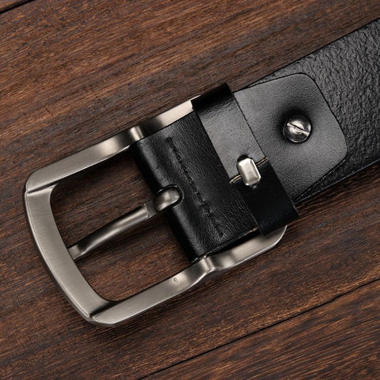 Cinto De Couro De Topo Para Homem