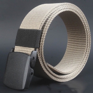 Cinto De Lona Casual Liso Masculino
