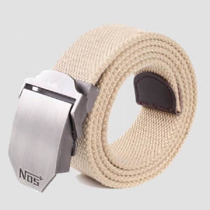 Cinto De Lona Casual De Malha Masculina