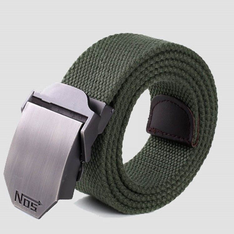 Cinto De Lona Casual De Malha Masculina