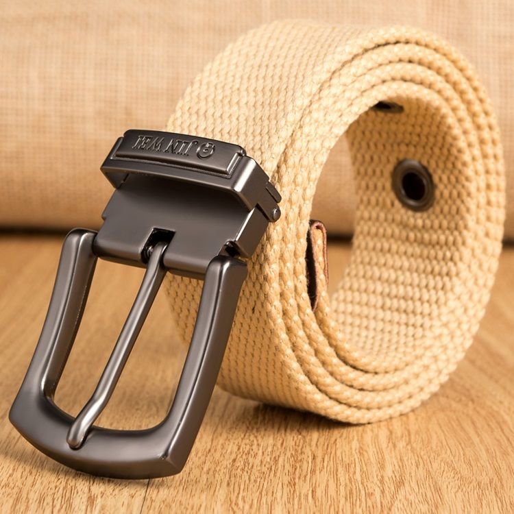 Cinto Masculino Com Fivela De Alfinete Em Tecido