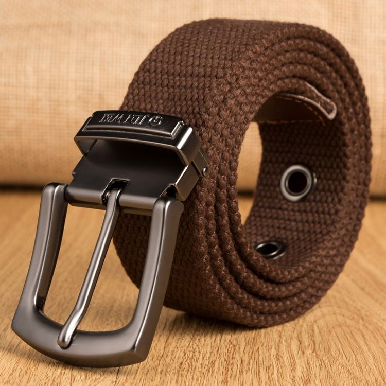 Cinto Masculino Com Fivela De Alfinete Em Tecido
