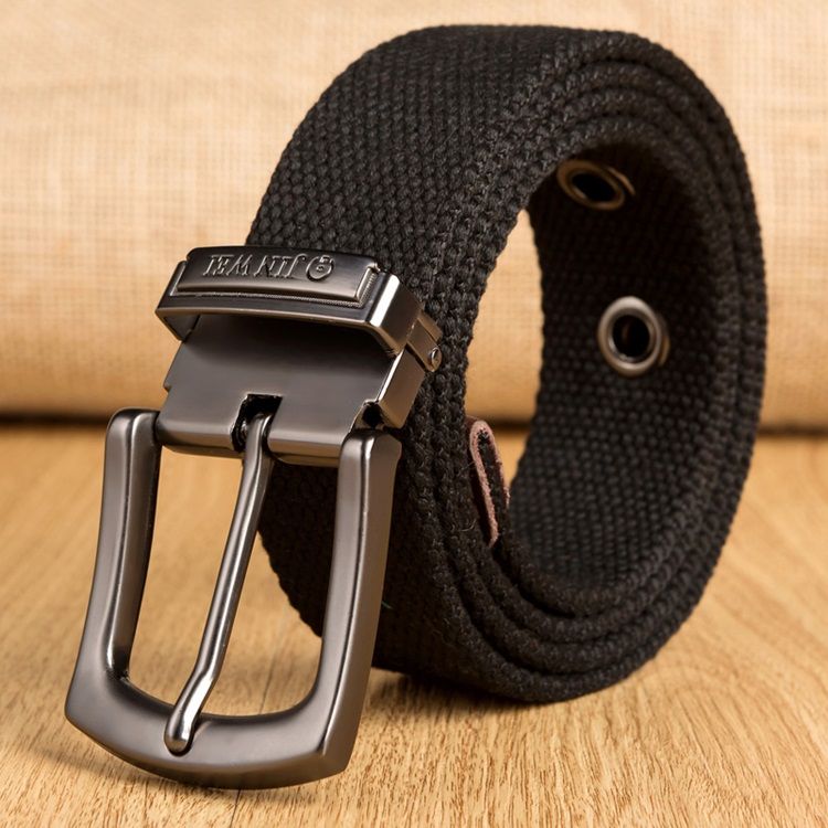 Cinto Masculino Com Fivela De Alfinete Em Tecido