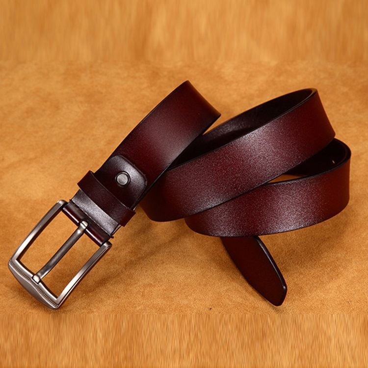 Cinto Masculino De Couro De Vaca Superior