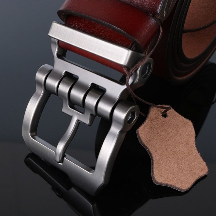 Cinto Masculino De Couro De Couro Vintage