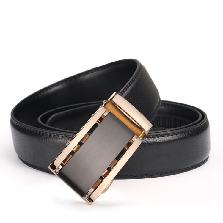 Cinto Moda Masculina Com Fivela Automática De Couro