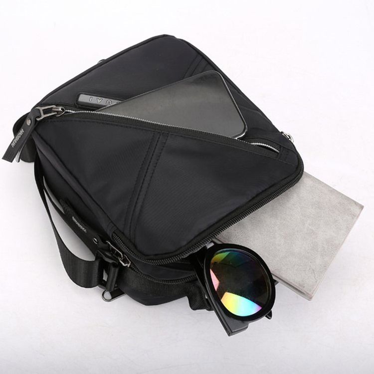 Bolsa Crossbody Retângulo Com Fio Oxford