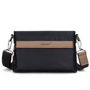 Bolsa Masculina Casual Xadrez Patchwork