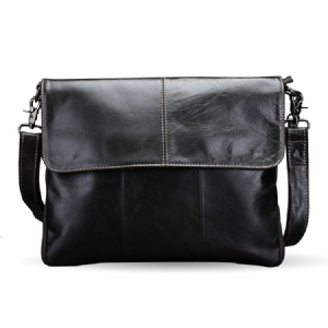 Bolsas De Ombro Masculinas Com Fio Liso Pu