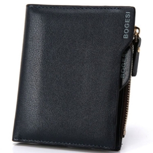 Carteira Masculina Com Zíper Curto