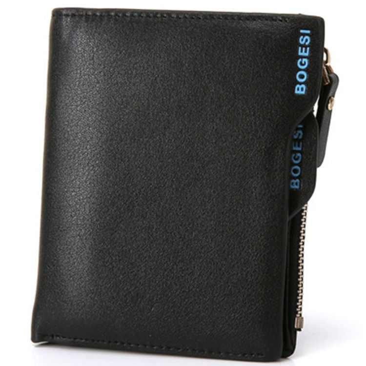 Carteira Masculina Com Zíper Curto