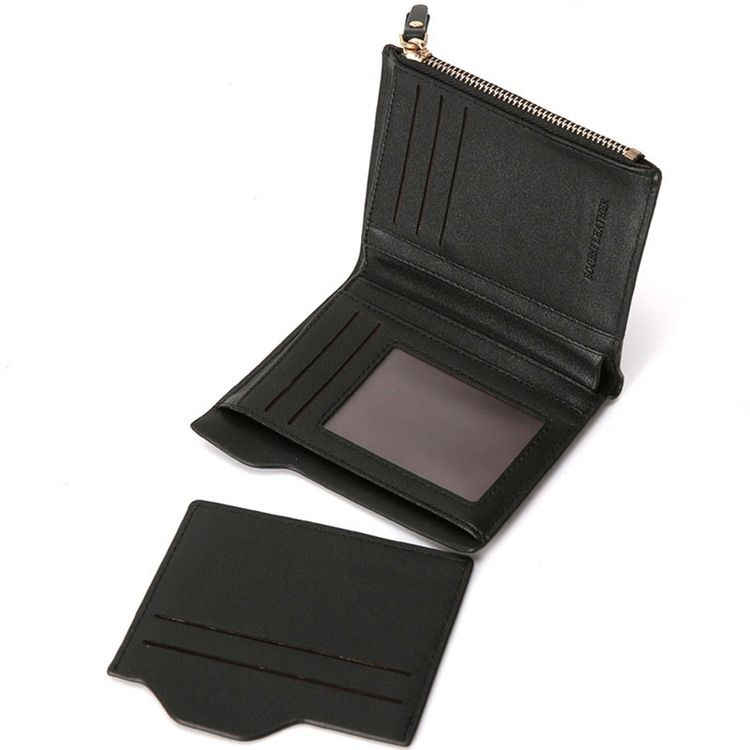Carteira Masculina Com Zíper Curto