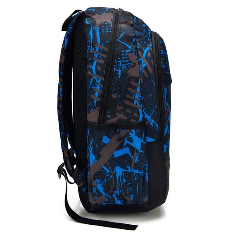 Mochila Masculina De Lona Com Padrão De Camuflagem Elegante