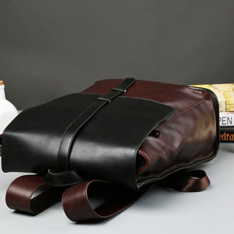 Mochilas Estilo Moderno Em Bloco De Cores Pu