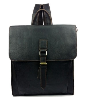 Mochilas Masculinas Lisas De Couro