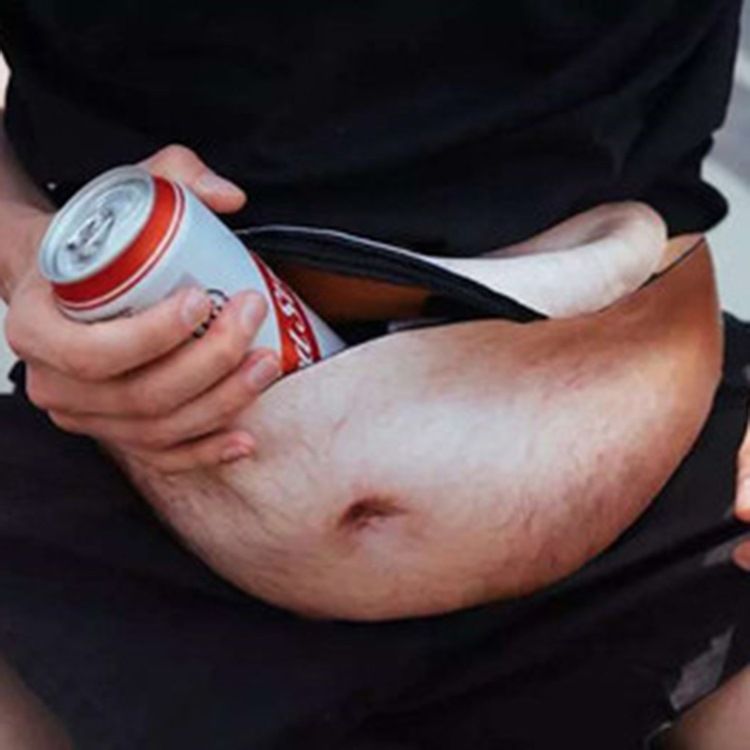 Pacote De Cintura Para Papai Com Design Criativo De Barriga De Cerveja
