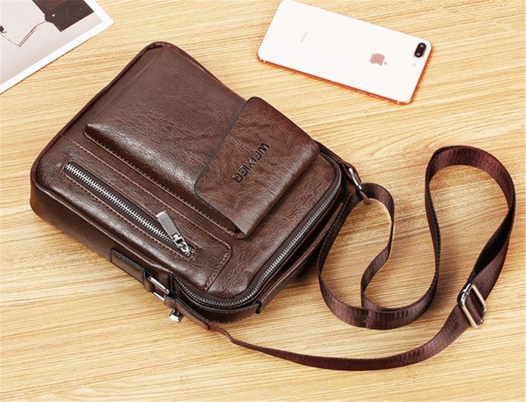 Sacos Crossbody Quadrados Simples Europeus De Pu
