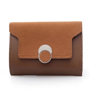 Carteira Feminina Casual Bloco De Cores