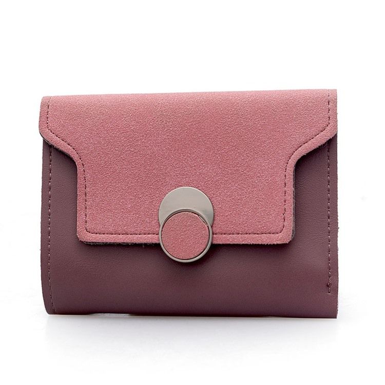 Carteira Feminina Casual Bloco De Cores