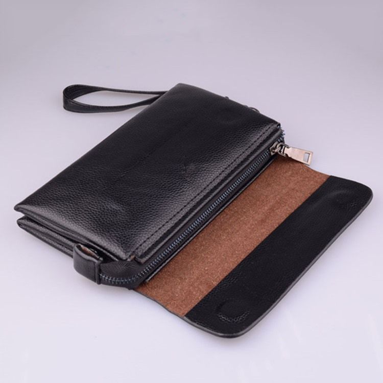 Carteira Masculina Casual Multifuncional Com Zíper