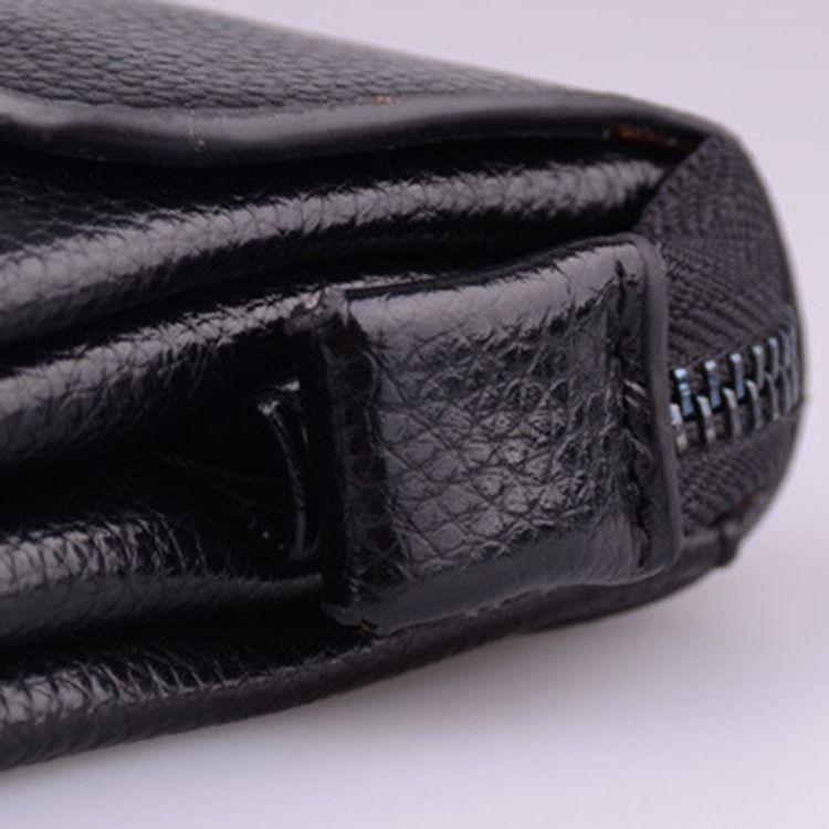 Carteira Masculina Casual Multifuncional Com Zíper