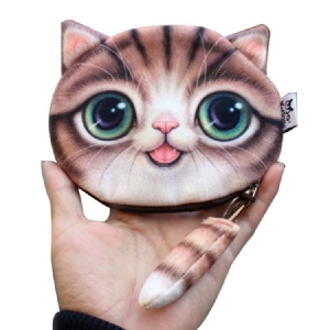 Mini Carteira 3d Kitty Shape
