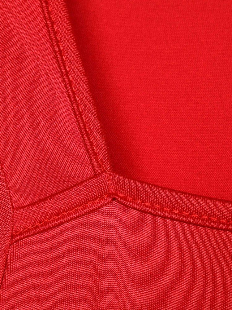 Apliques De Gola Oblíqua Patchwork Vestido Feminino Com Bainha