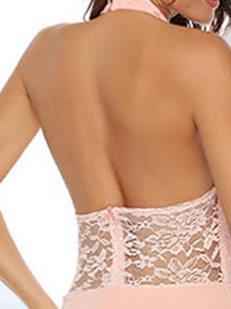 Bodycon Feminino Elegante Vestido Sem Mangas Até O Chão Sem Costas Em Renda Maxi