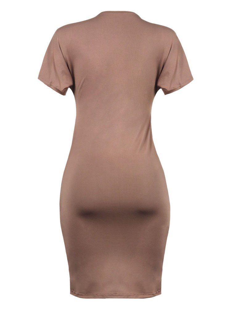 Vestido Bodycon Feminino Assimétrico