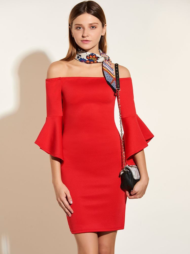 Vestido Feminino De Manga Curta Com Manga Curta